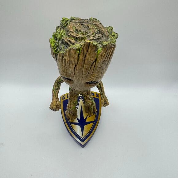 Marvel Guardians of the Galaxy 7"  Groot Bobblehead by Neca on Shield Figurine - Picture 2 of 4